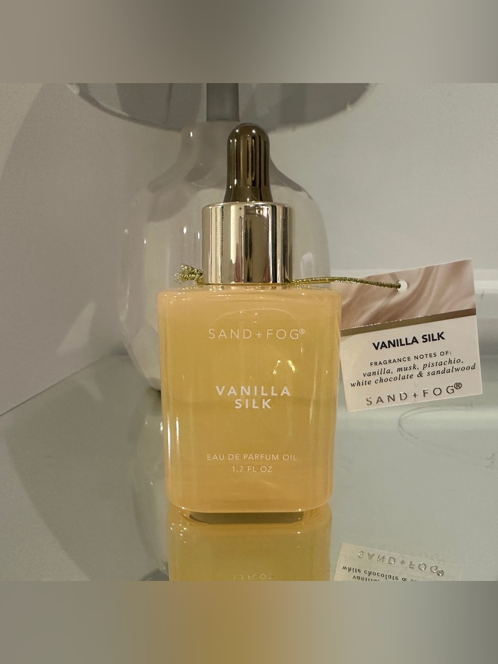 NWT Vanilla Silk 50 ml Perfume Oil Dropper by Sand + Fog Authentic VHTF